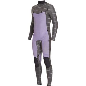 Billabong Boys Revolution Tri-Bong 5/4mm Chest Zip Wetsuit SLATE F45B12